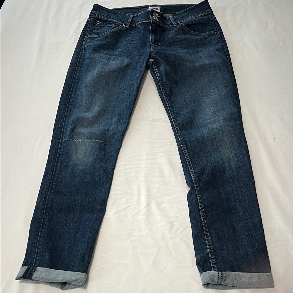 Hudson Collin Flap Dark Wash Skinny Jeans